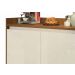 Buffet Aparador Retrô Delux 2 Portas Freijó com Off White - MoveisAqui