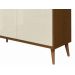Buffet Aparador Retrô Delux 2 Portas Freijó com Off White - MoveisAqui