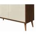 Buffet Aparador Retrô Delux 2 Portas Malbec com Off White - MoveisAqui