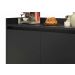 Buffet Aparador Retrô Delux 2 Portas Preto - MoveisAqui