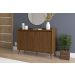 Buffet Aparador Retrô Delux 3 Portas Malbec - MoveisAqui