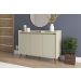 Buffet Aparador Retrô Delux 3 Portas Off White - MoveisAqui