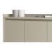 Buffet Aparador Retrô Delux 3 Portas Off White - MoveisAqui