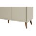 Buffet Aparador Retrô Delux 3 Portas Off White - MoveisAqui