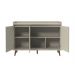 Buffet Aparador Retrô Delux 3 Portas Off White - MoveisAqui