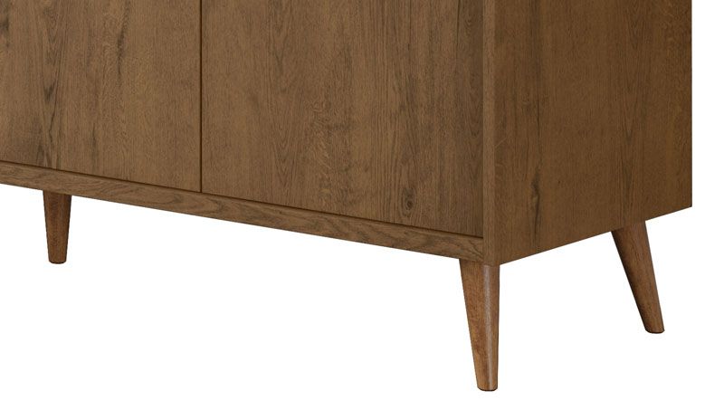 Buffet Aparador Retrô Delux 4 Portas Malbec - MoveisAqui