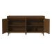 Buffet Aparador Retrô Delux 4 Portas Malbec - MoveisAqui