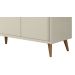 Buffet Aparador Retrô Delux 4 Portas Off White - MoveisAqui