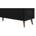 Buffet Aparador Retrô Delux 4 Portas Preto - MoveisAqui
