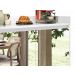 Buffet Aparador Retrô com Espelho Clássico 2 Portas Branco Gloss - MoveisAqui