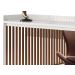 Buffet Aparador Retrô com Espelho Delux 4 Portas Branco Gloss - MoveisAqui