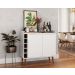 Buffet com Adega Estilo 2 Portas Branco - MoveisAqui