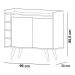 Buffet com Adega Estilo 2 Portas Off White - MoveisAqui