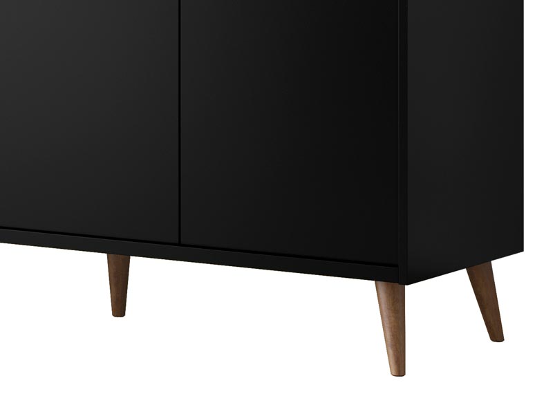 Buffet com Adega Estilo Preto - MoveisAqui