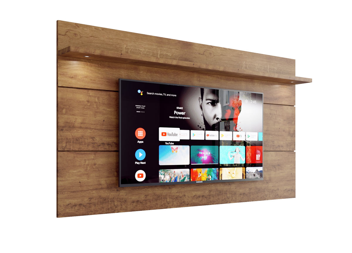 Painel para TV Arizona 1.8 Canela - MóveisAqui