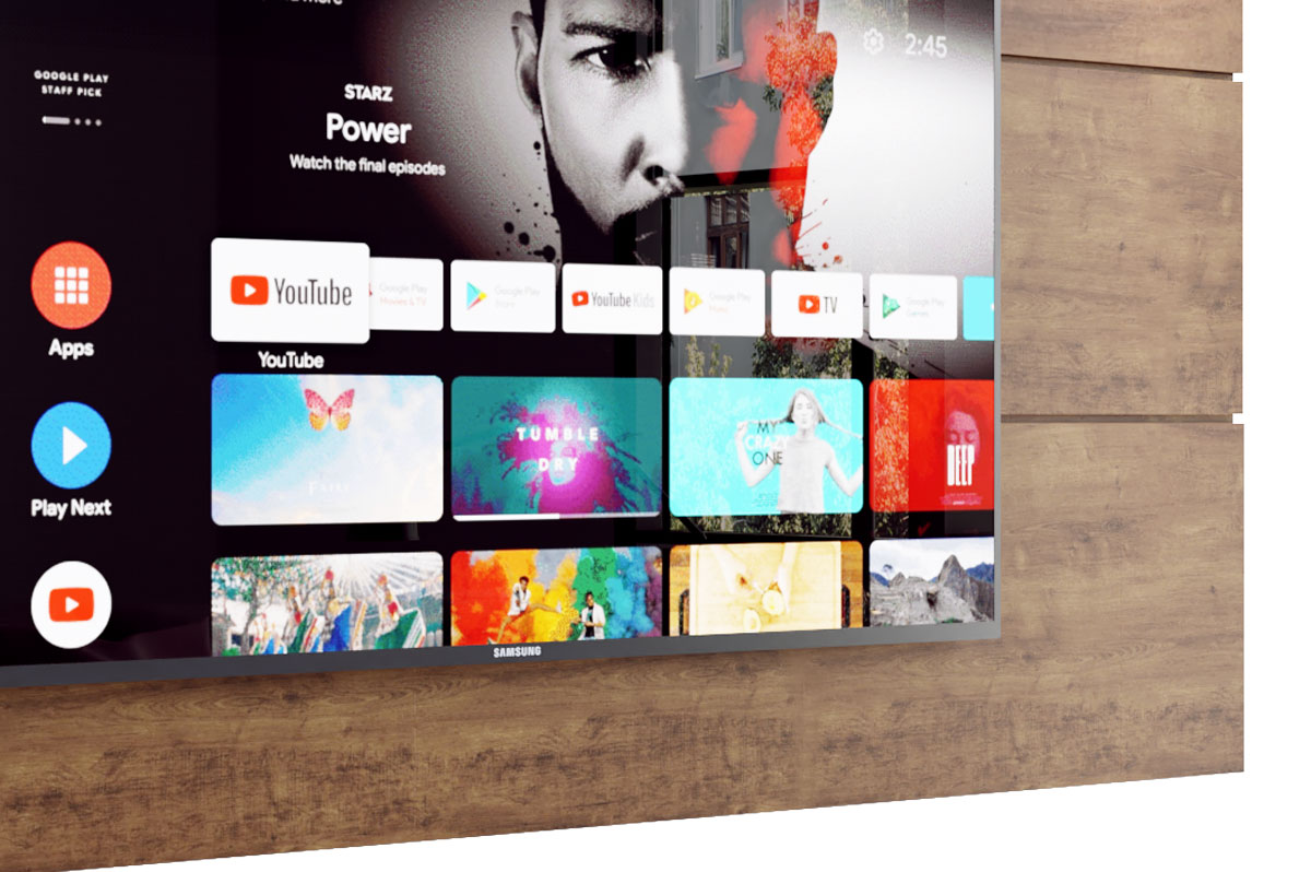Painel para TV Arizona 1.8 Canela - MóveisAqui
