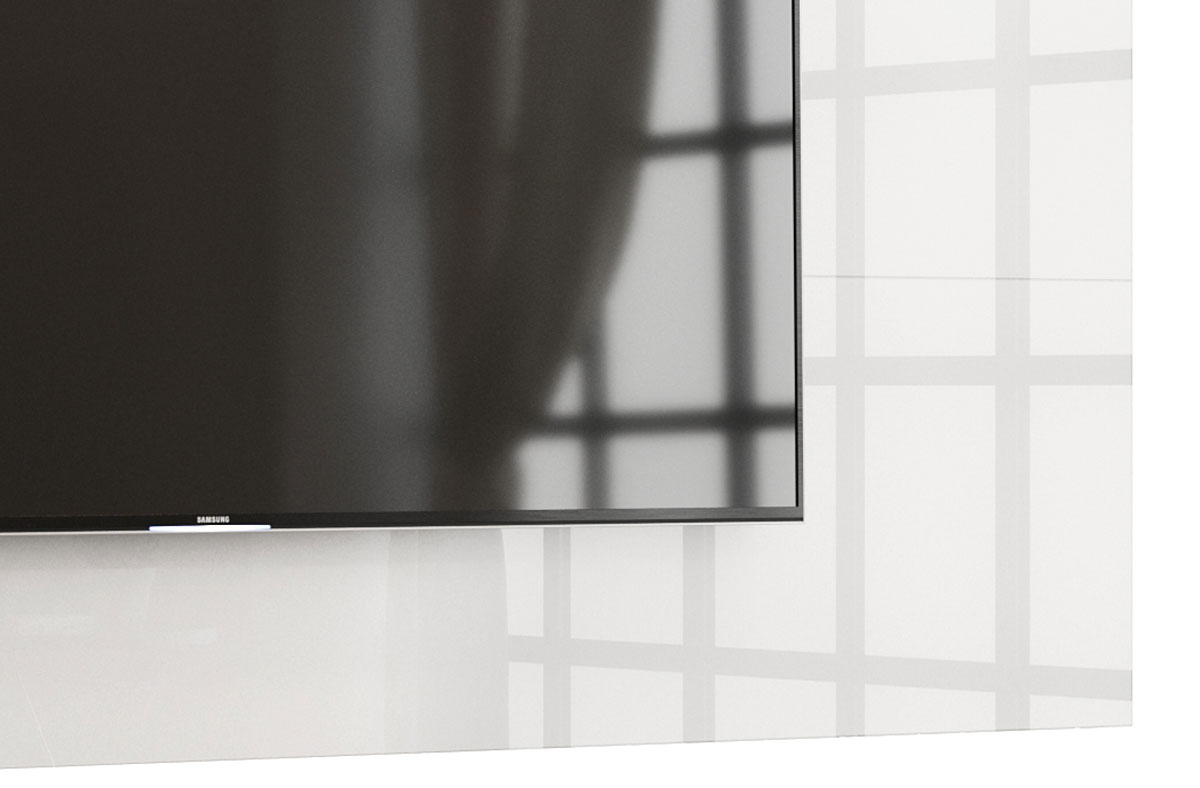 Painel para TV Aspen 2.2 Branco - MoveisAqui