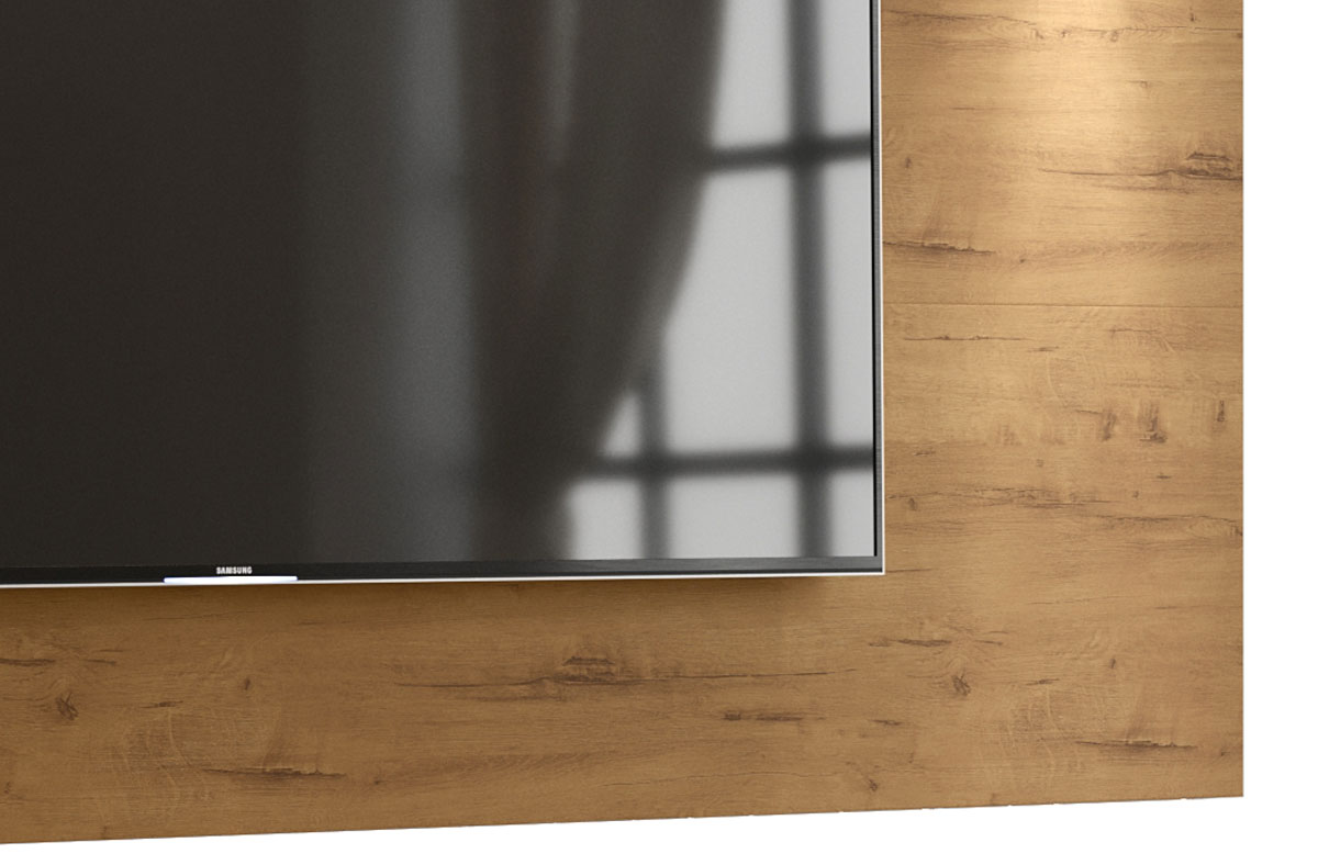 Painel para TV Aspen 2.2 Madeiro Canela - MoveisAqui
