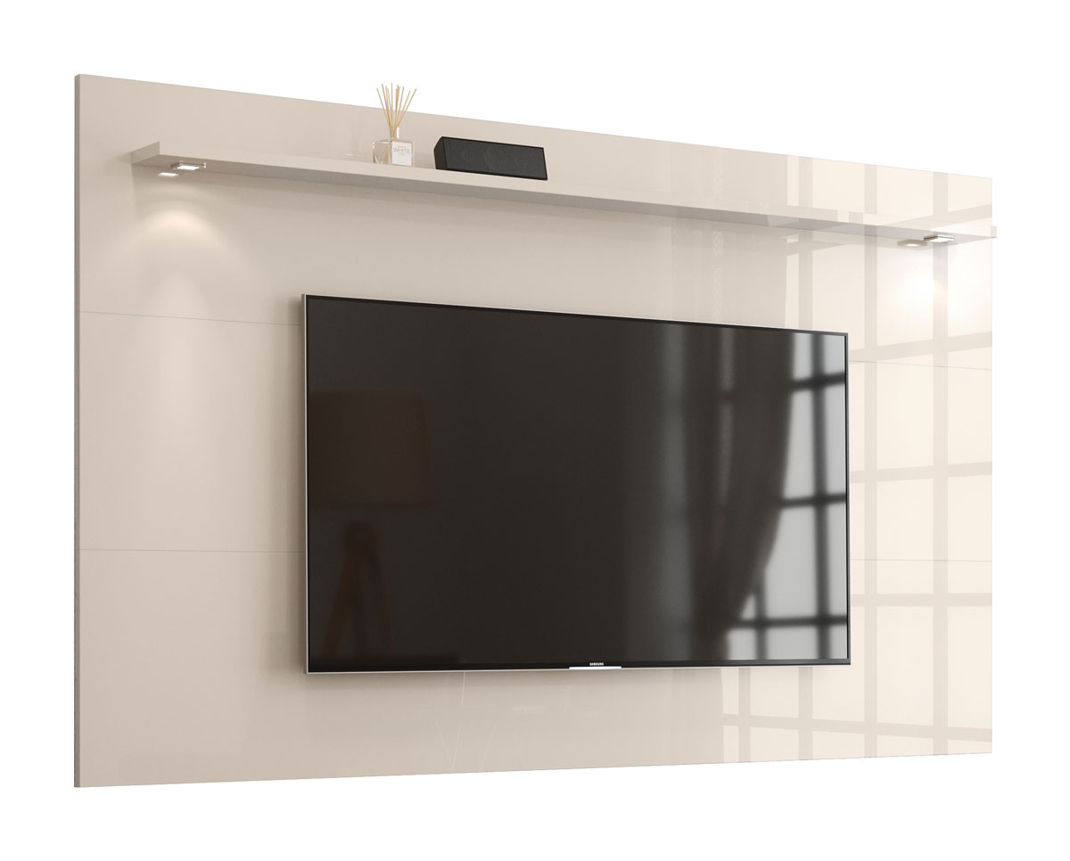 Painel para TV Aspen 2.2 Off White - MoveisAqui