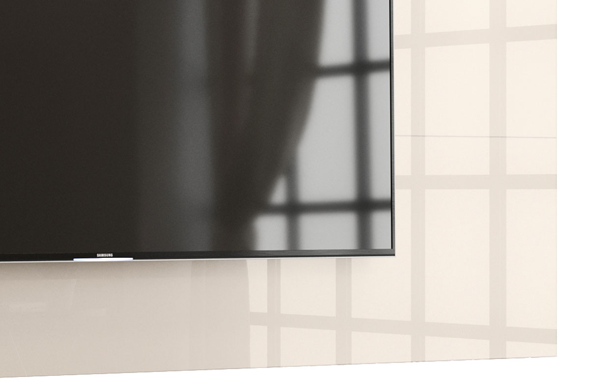 Painel para TV Aspen 2.2 Off White - MoveisAqui