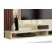 Painel para TV Dijon Off White com Naturale - Moveisaqui