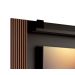 Painel para TV Dijon Preto com Naturale - MoveisAqui