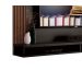 Painel para TV Dijon Preto com Naturale - MoveisAqui