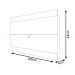 Painel para TV Wall/Limit 1.8 Off White com Nature - MoveisAqui