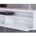 Rack Suspenso para TV Life 1.8 Branco Acetinado - MóveisAqui