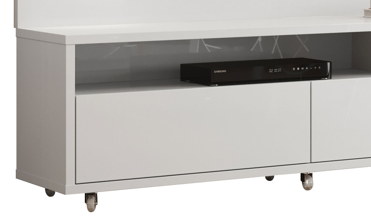 Rack com Painel Aspen 1.8 Branco - MoveisAqui