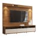 Rack com Painel Aspen 1.8 Madeiro Canela com Off White - MoveisAqui