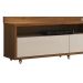 Rack com Painel Aspen 1.8 Madeiro Canela com Off White - MoveisAqui