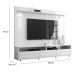 Rack com Painel Aspen 1.8 Off White com Madeiro Canela - MoveisAqui