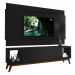 Rack com Painel Delux 1.8 Preto - MoveisAqui