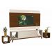 Rack com Painel Delux 1.8 com LED Off White com Natural - MoveisAqui