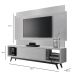 Rack com Painel Delux 2.2 Off White com Natural - MoveisAqui