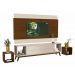 Rack com Painel Horizon 1.8 Off White com Natural - MoveisAqui