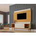Rack com Painel Horizon 1.8 Off White com Nature - MoveisAqui