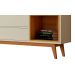 Rack com Painel Horizon 1.8 Off White com Nature - MoveisAqui