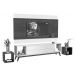 Rack com Painel Horizon 1.8 Off White com Nature - MoveisAqui