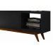 Rack com Painel Horizon 1.8 Preto - MoveisAqui