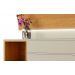 Rack com Painel Horizon 1.8 com LED Off White com Nature - MoveisAqui