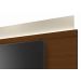 Rack com Painel Horizon 2.2 com LED Off White com Natural - MoveisAqui