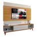 Rack com Painel Limit 1.8 Off White com Nature - MoveisAqui