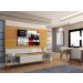 Rack com Painel Limit 1.8 Off White com Nature - MoveisAqui