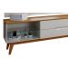 Rack com Painel Limit 1.8 Off White com Nature - MoveisAqui