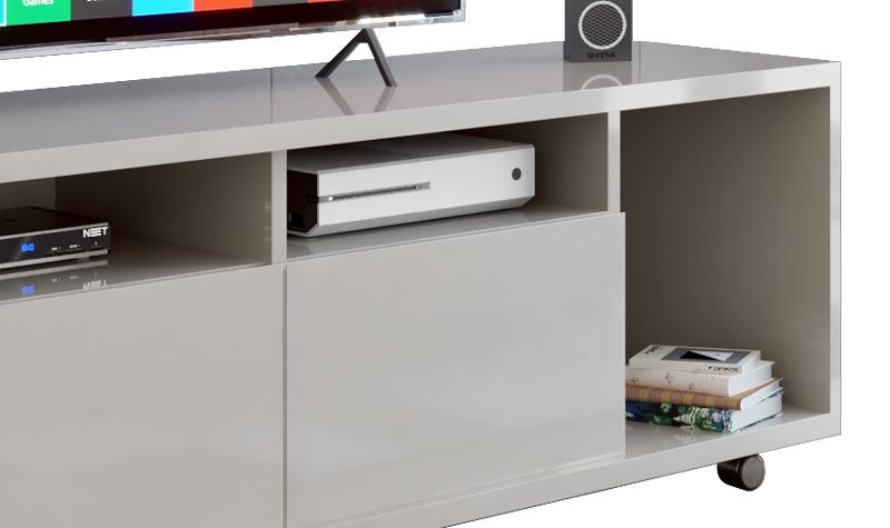 Rack para TV Arizona 1.8 Off White - MoveisAqui