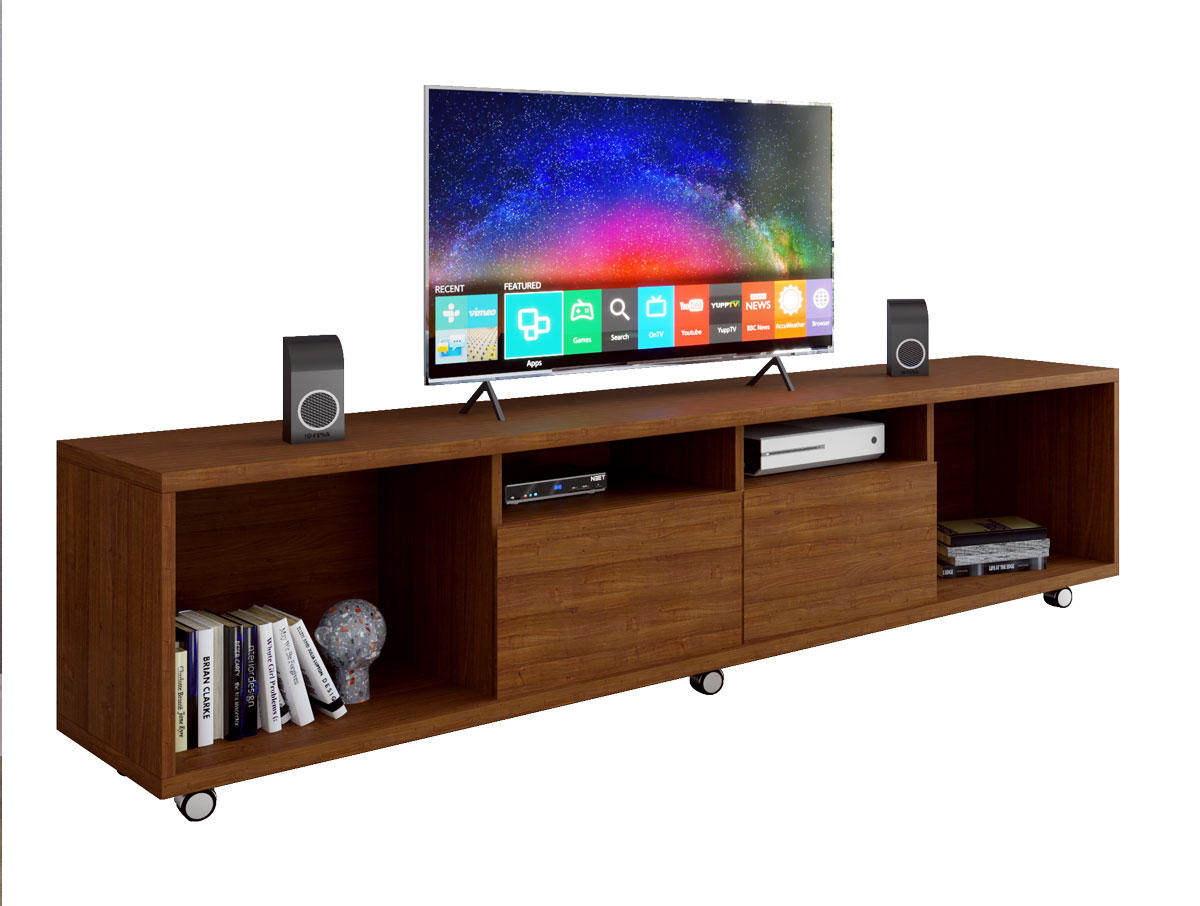 Rack para TV Arizona 2.2 Ipê - MoveisAqui