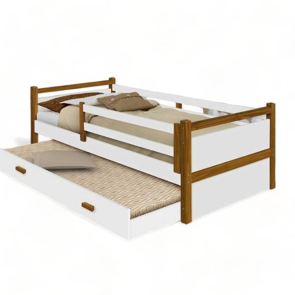 Cama Bianca Branca e Mel com Auxiliar