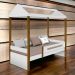 Cama Casa Solteiro Lara Branca Com Colchão